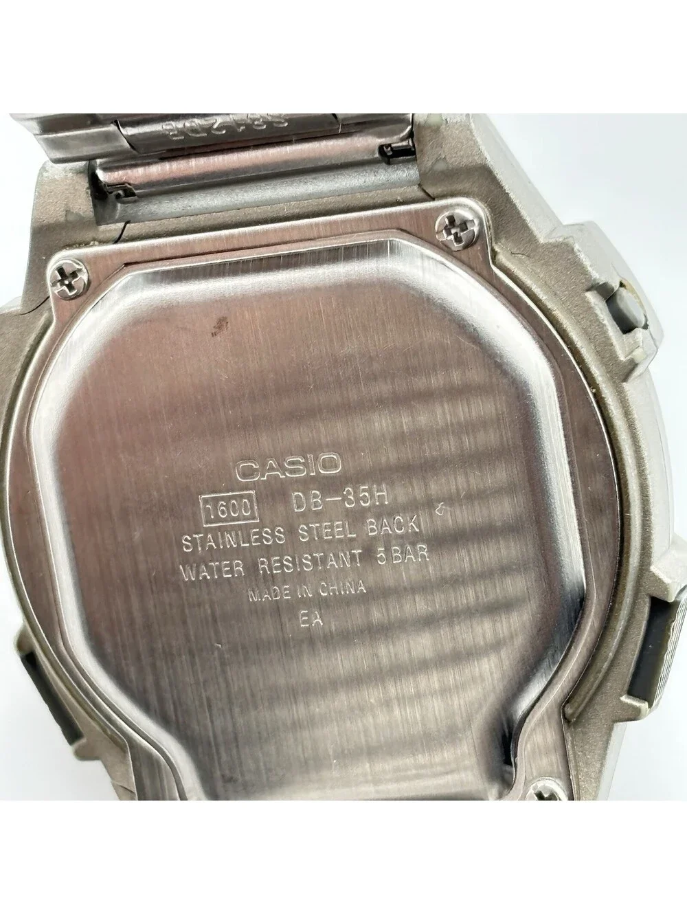 Vintage Casio Data Bank DB-35H Telememo 30 Digital Watch Retro 90s Illuminator